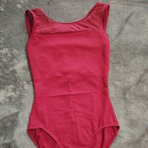 So Danca Woman's High Neck Leotard - Burgundy - Ballet Leotard - M